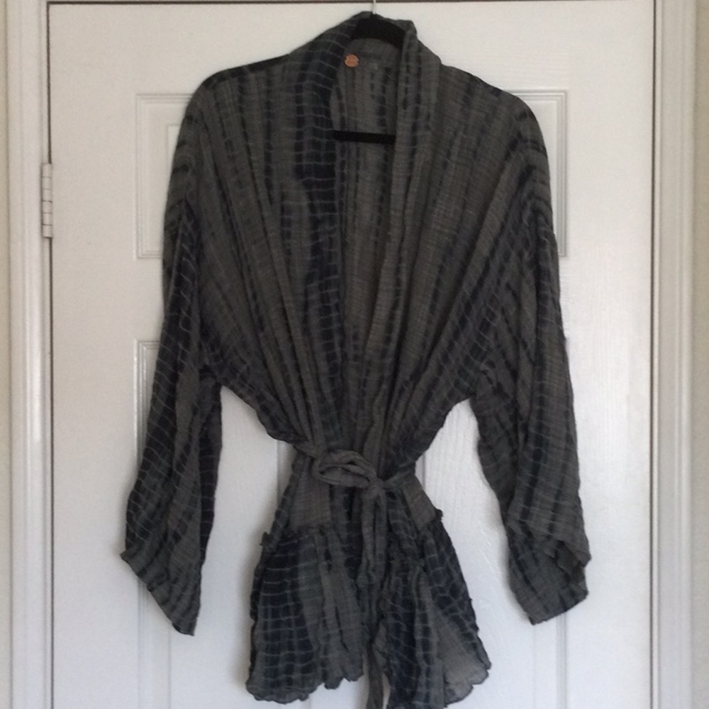 Free People One Sasha Tie Dye Kimono- NWT-XS/S - Picture 4 of 6